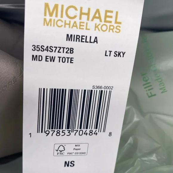 MICHAEL KORS Mirella Medium Ombré Logo Tote Bag and Continental Wallet Set - Picture 12 of 12